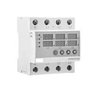 Relais de tension réglable triphasé sur Rail Din GPS8-03, avec Protection actuelle 63A 80V-400V(GPS8-03-U-63A)
