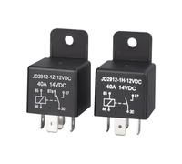 Relais de voiture 40A12V24V, 1 pièce, phare 4 broches 5, prise relais(40A48V light back,Four pin)