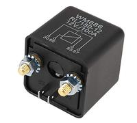 Relais de Voiture DC 12V 100A Relais de démarreur de Voiture Robuste pour Voiture Automobile Camion Van Bateau à Moteur Relais de commutateur Marche/arrêt de Charge Fendue de Voiture
