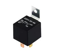 Relais de voiture étanche 4 5 broches 4P 5P 40A Relais automobiles normalement ouverts 12V/24V Borne en cuivre Relais automatique avec prise de relais(12V 4P With Socket)