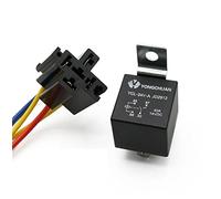 Relais de voiture étanche 4 broches 4P 5P 40A, longue durée vie, normalement ouvert, DC 12 V/24 V, for phares, climatiseurs, 50 pièces(4P 24V 40A 1tao)