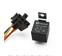 Relais de voiture étanche 4 broches 4P 5P 40A, longue durée vie, normalement ouvert, DC 12 V/24 V, for phares, climatiseurs, 50 pièces(4P 12V 40A 1tao)