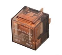 Relais de voiture résistant à l'eau 12 V 24 V 100 A SPDT 5 broches pour équipement de contrôle automobile compatible avec les méthodes d'installation de pince et de douille (24 V, 5 broches, 100 A)