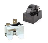 Relais Démarrage PTC QP2-4.7 + Protection Surcharge 6750C-0005P - Kit Réparation Compresseur Réfrigérateur/Congélateur 1/2HP - Xiciki