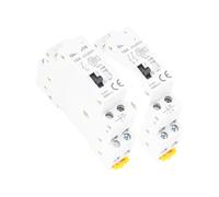 Relais d'impulsion double tension 16 A AC 230 V DC 110 V, relais de contrôle d'impulsion électrique domestique, relais de contrôle automatique for circuit d'éclairage(2NO)