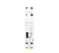 Relais d'impulsion double tension 16A AC230V DC110V, relais de contrôle d'impulsion électrique domestique, relais de contrôle automatique for Circuit d'éclairage 1 pièce(1NO)