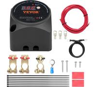 Relais d'isolation double batterie, 12 V, 140 A, mode manuel et automatique, relais VSR sensible à la tension avec écran LCD, pour ATV, UTV, camping-car, caravane, camion, bateau, yacht