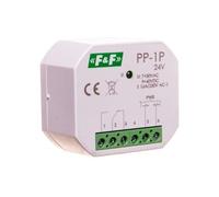 Relais électromagnétique 1P 16A 7-30V AC/9-40V DC PP-1P-24V f&f 5908312598527