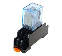 Relais électromagnétique Bobine de relais général DPDT Micro Mini interrupteur électromagnétique avec Base de prise