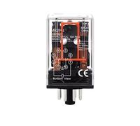 Relais électromagnétique intermédiaire 11PIN DC12V/24/110/220V AC12/36/110/220V(With base,MK2P-I AC110V)
