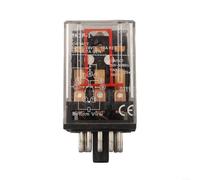Relais enfichable MK3P-I 12 V 10 A résistant à la chaleur robuste | Alliage d'argent pour contact, bobine 12 V CC, courant de charge 10 A, résistant à la chaleur, boîtier robuste