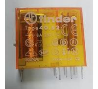 Relais Finder 2RT 12V AC 40.52.8.012.0000 Relais: électromagnétique DPDT Ude bobine: 12VAC 8A/250VAC, Fabriqué en UE