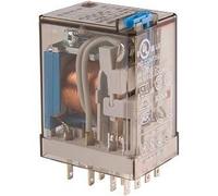 Finder Relais embrochable 553490120040 4RT 7 A 12 Vdc Bouton test Indicateur mécanique