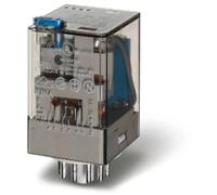 Relais Finder 60.13.9.024.5040 - Support enfichable, bobine 24V DC, 6 A, 3PDT...