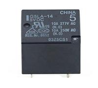 Relais G5LA-14-5VDC G5LA-14-12VDC G5LA-14-24VDC 5 broches 10A, 10 pièces(G5LA-14-12VDC)