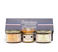 Relais Gourmet Coffret Enara 3 Produits - Foie Gras Nature, Apéritif Jurançon & Apéritif Armagnac - Coffret Gourmet Artisanal 100% Naturel, sans Conservateurs - Cadeau & Fêtes