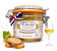 Relais Gourmet Foie Gras de Canard Entier au Sauternes 200 g | Artisanal Français du Sud-Ouest | Sans Conservateurs, Additifs ni Colorants | Idéal Noël, Fêtes et Coffrets Gourmets