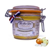 Relais Gourmet Foie Gras Entier de Canard à l'Oignon Doux 200 g | Saveur Sucrée Subtile de l'Oignon | Sans Conservateurs, Additifs ni Colorants | Fine Expression du Terroir