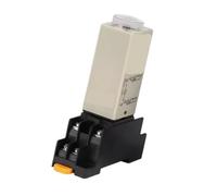 Relais H3Y-2-C AC220V 5A 8 broches 2NO + 2NC 0-5S avec base pour le contrôle et la protection des circuits industriels