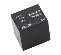 Relais haute puissance 22F 24V, 4 broches 5 15A 16A, petite carte de commande 5V 12V 20A(9v 4 pin NO )