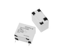 Relais HF32FV-16-5/12/24-HTF HLTF, lot de 4 broches, normalement ouvert, 16 A, 277 V CA, 1 pièce(12-HTF)