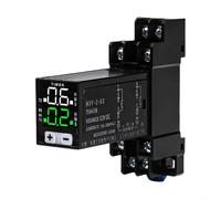 Relais horaire numérique LED 12 V DC, modèles 8 et 14 broches, capacité de charge résistive 5 A 250 VAC, minuterie de retard réglable adaptée aux systèmes d'automatisation et de contrôle électrique (8