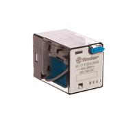 Relais industriel 2P 10A 24V DC bouton 60.12.9.024.0040
