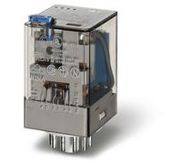 Relais Industriel Finder 3CO 10A 230VAC Avec LED - 60.13.8.230.0054