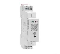 Relais intelligent de contrôle du temps WiFi pour application Tuya - Relais de temps de retard sur rail DIN avec voyant lumineux LED AC/DC 110-240 V, pour allumer et éteindre la charge