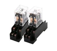 Relais intermédiaire électromagnétique JQX-13F 10 A 24 V 220 V 8 broches 2 ouvertures 2 fermetures avec base lumineuse(AC380V,JQX-13F without ligt)