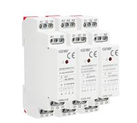 Relais intermédiaire GR8 AC/DC12V 24V 48V 110V AC230V auxiliaire 8A 16A 1SPDT 2SPDT 3SPDT interrupteur électronique(GR8-308 ACDC48V)