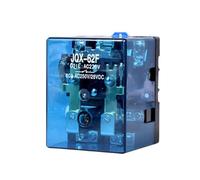 Relais intermédiaire haute puissance AC 220V DC 12V24V avec Base 380V JQX-62F-2Z électromagnétique 1 pièce(120A DC12V)