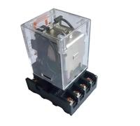 Relais intermédiaire MK2P-I MK2P MK3P petit relais électromagnétique avec base DC12V DC24V AC12V AC24V AC110V AC220V(MK2P 8PIN,AC24V)