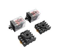 Relais intermédiaire MK2P MK3P, Base en option 8 broches 11 broches PF083A PF113A DC12V 24V AC110V 220V, petit relais électromagnétique(MK3P-DC24V)