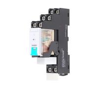 Relais intermédiaire Module de relais intermédiaire électromagnétique, mini SSR à semi-conducteurs à montage sur rail DIN avec base AC220V for l'automatisation industrielle(K708-2PLT-A2-RXG-480)
