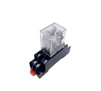 relais, Interrupteur électromagnétique miniature à bobine HH52P HH54P HH62P JQX-13F/2Z avec base MY2NJ MY4NJ LY2NJ(HH62P DC24V 10A)