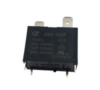Relais JQX-102F 12VDC 4PIN 20A/250VAC, 5 pièces, adapté au chauffe-eau de climatisation