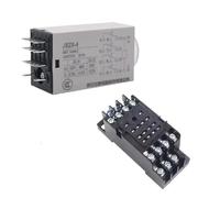 Relais JSZ6-4 JSZ6-2 H3Y-4 H3Y-2 DC 24 V AC 220 V 1 S 5 S 10 S 60 S 8 14 broches(14PIN WITH BASE,AC220V)