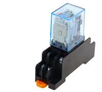 Relais micro-interrupteur électromagnétique MY2P HH52P MY2NJ avec base de prise 12 V 24 V 36 V 48 V 110 V 220 V(DC 12V)