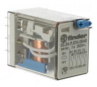 relais miniature 24 volts dc 4 contacts 7 ampères