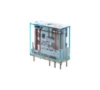 Finder Relais miniature pour circuit imprimé 24 V DC, 2 contacts, 8 A