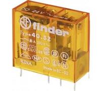 Relais miniature 40.52 pour circuit imprimé - 12 V/AC - 2 contacts - Série 40 - 8A - Pas de 5 mm - AgNi G