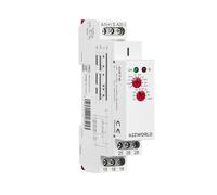 Relais Modulaire Double Fonction, Verrouillage et Minuterie, AC/DC 12-240V, 16A, Rail DIN, IP20, Silencieux, 90x18x64mm