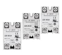 Relais monophasé 10 A, 25 A, 40 A, entrée 3-32 V CC, sortie 24-380 V CA, SSR-10DA25DA40DA(DD (DC-DC),100A)
