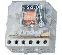 Relais monté sur tableau Finder 26.01.8.012.0000 - bobine 12 V AC, 10 A, SPST