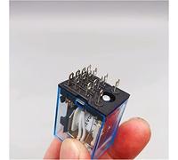 Relais MY4NJ Bobine Miniature Commutateur de Relais Intermédiaire Electromagnétique Général 14Pin interrupteur industriel (Color : Has Socket, Size : 1pcs AC12V)