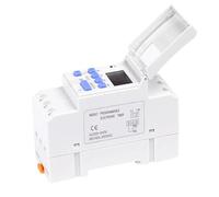 Relais numérique programmable hebdomadaire électronique, interrupteur de commande, AC 220 V, 230 V, 12 V, 24 V, 48 V, 16 A, montage sur rail DIN THC15A(15A,AC DC 110V)