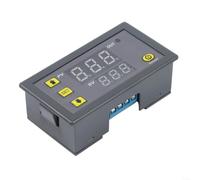 Relais numérique programmable pour retardateur 220 V, double affichage LED, interrupteur de contrôle pour mise hors tension, minuterie d'intervalle réglable de 1 à 999 h