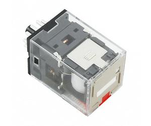 Relais Omron MKS 3PDT 24VAC 10A Avec LED Et Bouton De Test - MKSN8555R