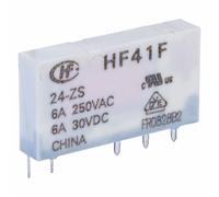 Relais PCB Hongfa HF41F/024-ZS 24VDC SPDT 6A